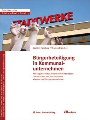 cover image of Bürgerbeteiligung in Kommunalunternehmen
